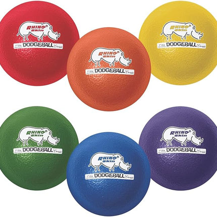 Champion Sports® Rhino Skin® Low Bounce Dodgeball Sets & Singles for Playground, PE, Backyard & League Games – Team Sports Equipment for Youth & Adults