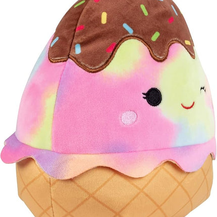 Squishmallows Original 8-Inch Glady The Ice Cream - Official Jazwares Plush - Collectible Soft & Squishy Food Stuffed Animal Toy - Add to Your Squad - Gift for Kids, Girls & Boys