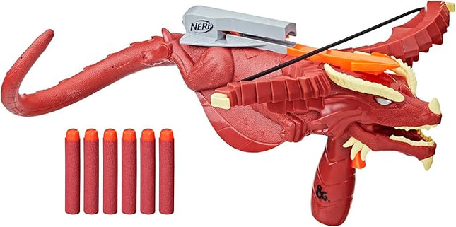 Nerf Dungeons & Dragons Themberchaud Dart Crossbow, 6 Elite Darts, D&D Outdoor Games, Blaster Toys, Ages 8 & Up