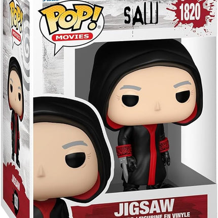 Funko Pop! Movies: Saw - Jigsaw - 1/6 Odds for Rare Chase Variant - (Styles May Vary) - Collectable Vinyl Figure - Gift Idea - Official Merchandise - Toys for Kids & Adults - Movies Fans