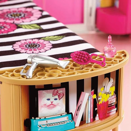 Barbie Doll House, Glam Getaway Portable House Playset with Carry Handle & 20+ Accessories Including Furniture & Décor