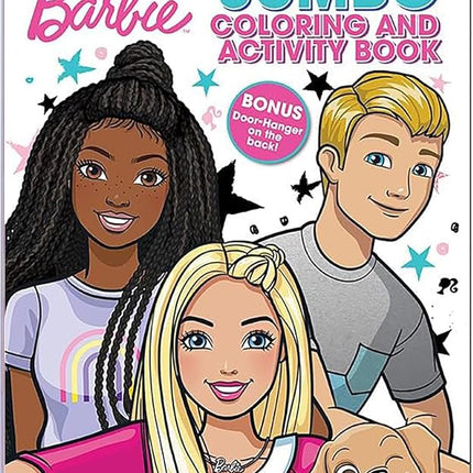 Barbie Coloring Book | Barbie and Ken Coloring Books | Barbie Jumbo Activity Book with Tanner The Dog | Multicolor | Jumbo | Officially Licensed