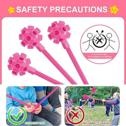 SpringFlower Fort Building Kit for Kids,STEM Construction Toys, Educational Gift for 4 5 6 7 8 9 10 11 12 Years Old Boys and Girls,Ultimate Creative Set for Indoor & Outdoors Activity,200 Pcs,Pink