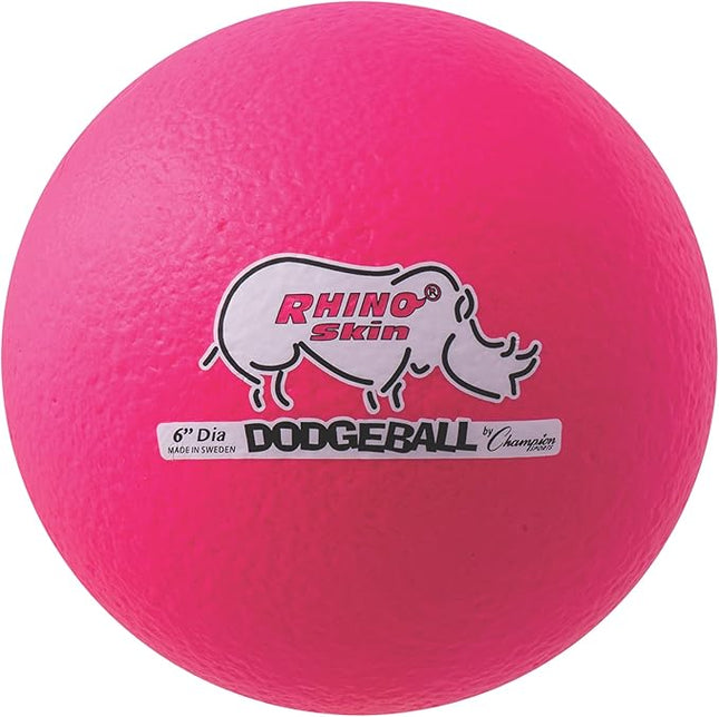 Champion Sports® Rhino Skin® Low Bounce Dodgeball Sets & Singles for Playground, PE, Backyard & League Games – Team Sports Equipment for Youth & Adults