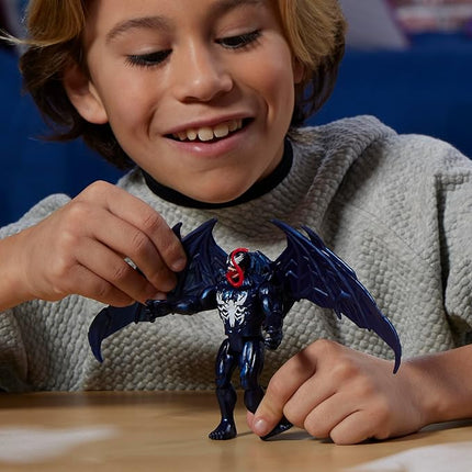 Spider-Man Marvel VenomVersus Epic World of Action Deluxe Venom Figure with Accessories, 4-Inch Super Hero Toys for Kids Ages 4+