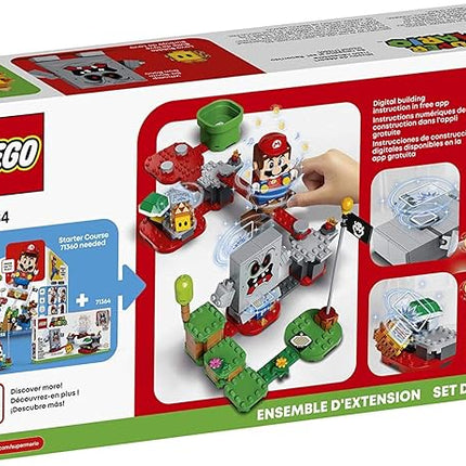 LEGO Super Mario Whomp’s Lava Trouble Expansion Set 71364 Building Kit; Toy for Kids to Enhance Their Super Mario Adventures with Mario Starter Course (71360) (133 Pieces)
