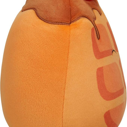 Squishmallows SQCR05376 7.5-Inch-Weaver The Waffle with Strawberries and Whipped Cream, Multicolour