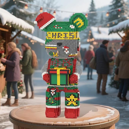 DAHONPA Animal Christmas Bear Micro Building Blocks Set (7880 Pieces) Gift for Adults and Kids