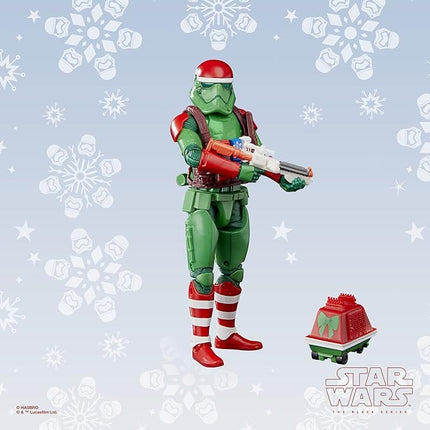 STAR WARS The Black Series First Order Stormtrooper (Holiday Edition) and Mouse Droid Toys, 6-Inch-Scale Holiday-Themed Collectible Figures (Amazon Exclusive)