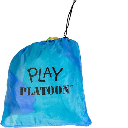 Play Platoon Rainbow Parachute Toy for Kids, 6 ft Play Parachute Game with 8 Handles, PE Equipment for Elementary School Gym Class, Backyard/Indoor Equipment
