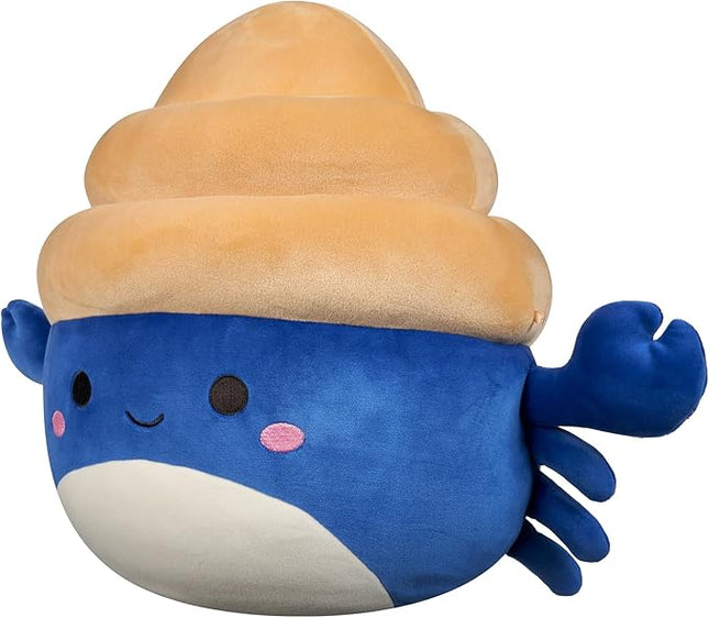 Squishmallows Original 12-Inch Lenore Navy and Tan Hermit Crab - Official Jazwares Plush (Medium-Sized)