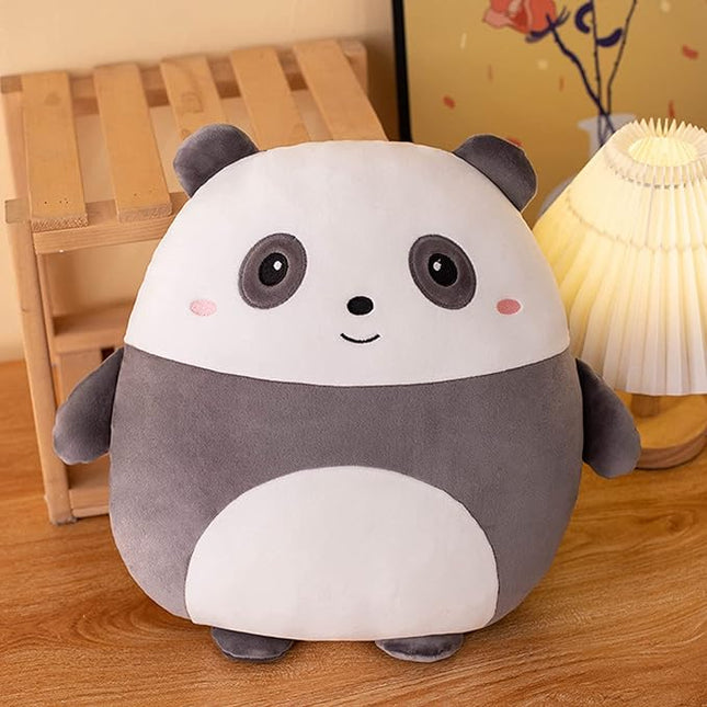 Cute Panda Plush Pillow, 8 inch Panda Stuffed Animal Toy Kawaii Plushies Hugging Pillow Gifts for Room Decor Kids Birthday Valentine
