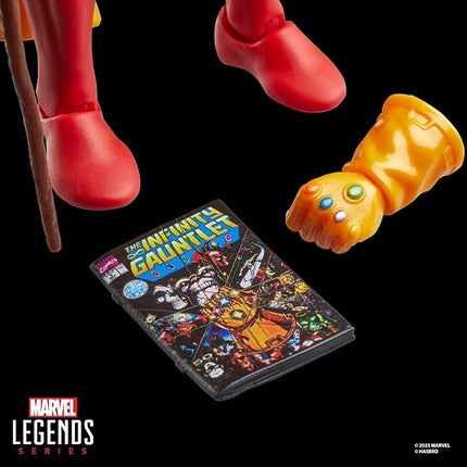 Marvel Legends Series Adam Warlock, Infinity Gauntlet Comics-Inspired Collectible 6-Inch Scale Action Figure with Character-Sized Comic Accessory