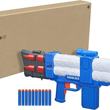 Nerf Roblox Arsenal: Pulse Laser Motorized Dart Blaster, 10 Elite Darts, 10-Dart Clip, Code to Unlock in-Game Virtual Item
