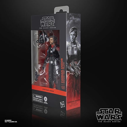 STAR WARS The Black Series Cassian Andor (Sienar Test Pilot), Andor Premium Collectible 6 Inch Action Figure