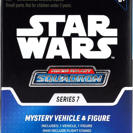 Star Wars Micro Galaxy Squadron Series 7 (6 Pack) Mystery Blind Box - Get Six 2.5" Vehicle or 1" Mini Figure - Officially Licensed - Authentic Collectible Toy - Gift for Boys, Girls, Kids, Teens - 8+