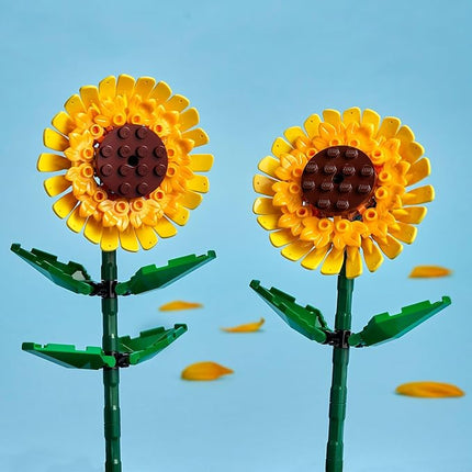 LEGO Sunflowers Building Toy for Kids, Girls and Boys Ages 8+ - Artificial Sunflowers for Home Decor and Display - Birthday Gift Idea for Lovers of Plants & Flowers - 40524