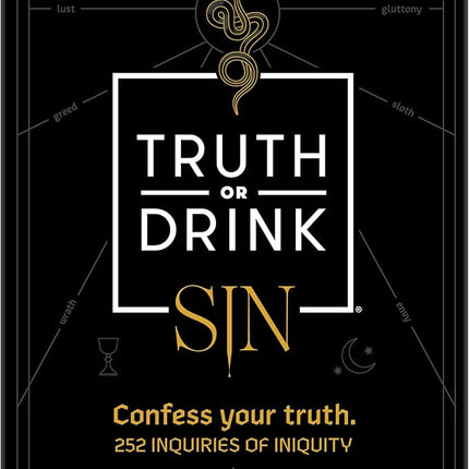 Truth or Drink: Sin Edition Adult Party Game by Cut | 250+ Questions Inspired by 7 Deadly Sins | Ages 21+ | 2+ Players | 30 Mins. | Stand-Alone or Expansion
