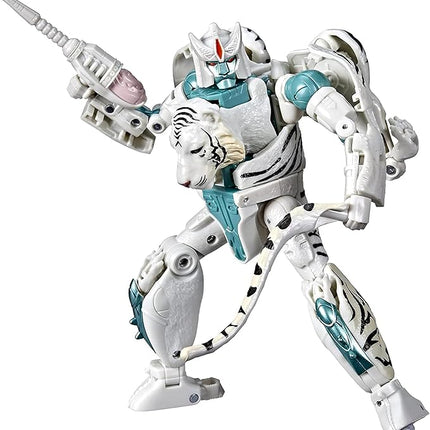 Transformers Toys Generations War for Cybertron: Kingdom Voyager WFC-K35 Tigatron Action Figure - Kids Ages 8 and Up, 7-inch