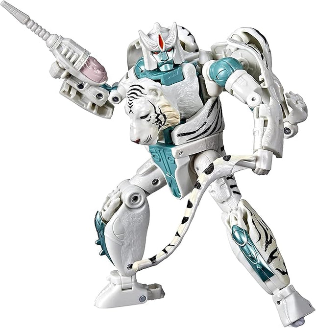 Transformers Toys Generations War for Cybertron: Kingdom Voyager WFC-K35 Tigatron Action Figure - Kids Ages 8 and Up, 7-inch