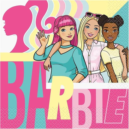 Barbie Luncheon Napkins (16 count) - Party Expo