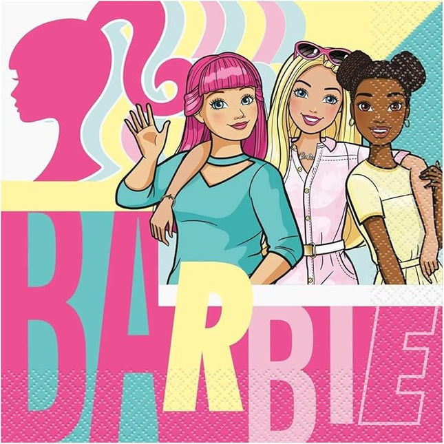Barbie Luncheon Napkins (16 count) - Party Expo