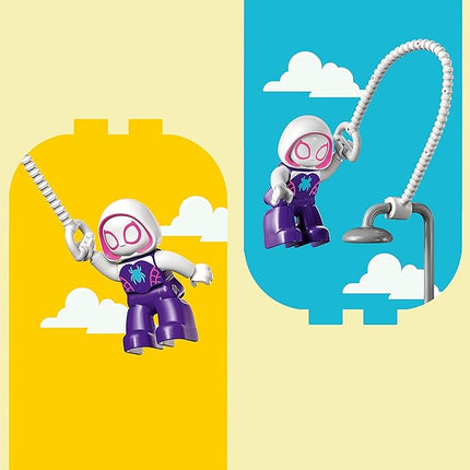 LEGO DUPLO Marvel Spider-Man’s House 10995, Spiderman Toy for Toddlers, Boys, and Girls, Spidey and His Amazing Friends Super Hero Set