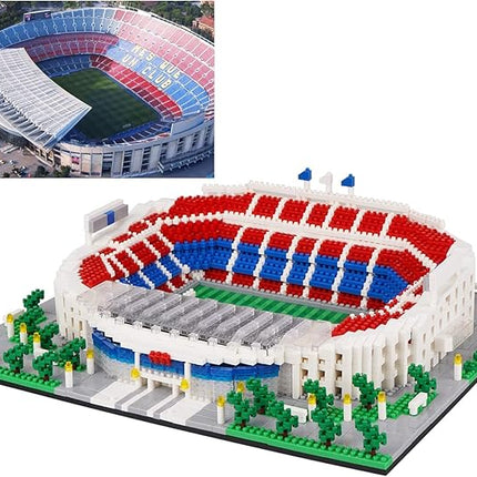 Micro Mini Blocks, Football Stadium Series Model Mini Building Blocks Architecture Model Building kit (Camp NOU)