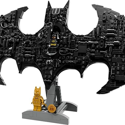 LEGO DC Batman: Batman Logo Building Toy - Super Hero Bedroom Decor for Kids, Boys & Girls, Ages 12+ - W/Classic & Golden Minifigures - Gift Idea for Birthdays & Fans - 76330