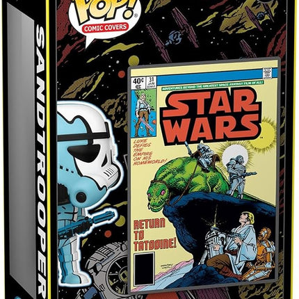 Funko POP Comic Cover: Star Wars – Sandtrooper - (1977) #31 - Collectable Vinyl Figure - Gift Idea - Official Merchandise - for Kids & Adults - Movies Fans - Model Figure for Collectors and Display