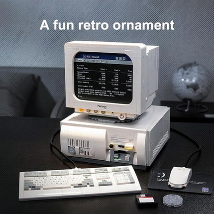 BRICKKK Computer Building Set for Adults: Construction Building Kit for Adults, Collectible Retro Computer Display Model Building Blocks, Creative Hobbies Unique Gift Idea