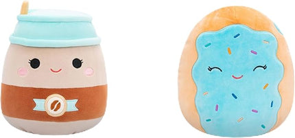 Squishmallows Original FlipAMallows 8in Coffee and Toaster Pastry Flippable Plush - Official Jazwares Product (Little)