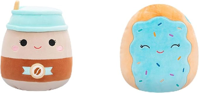 Squishmallows Original FlipAMallows 8in Coffee and Toaster Pastry Flippable Plush - Official Jazwares Product (Little)