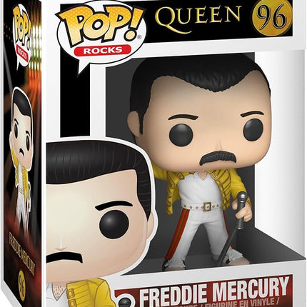 Funko 33732 Pop Rocks: QueenFreddy Mercury Wembley 1986, Multicolor