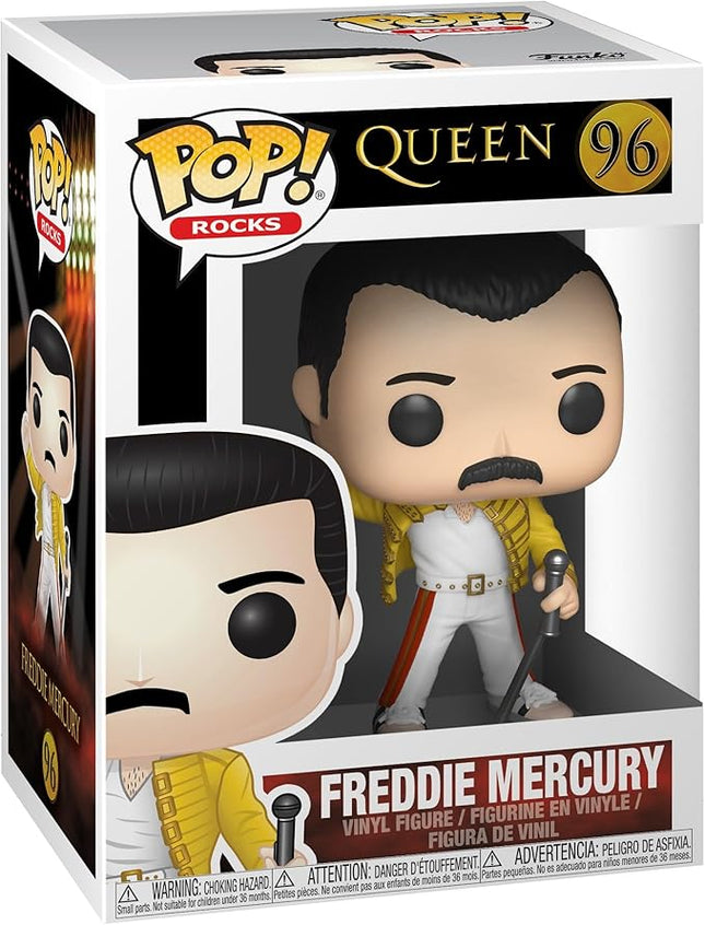 Funko 33732 Pop Rocks: QueenFreddy Mercury Wembley 1986, Multicolor