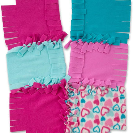 Melissa & Doug Fleece Quilt No-Sew Craft Kit, Multi