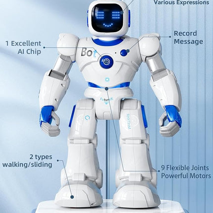 Ruko 1088 Smart Robots for Kids, Large Programmable Interactive RC Robot with Voice Control, APP Control, Present for 4 5 6 7 8 9 Years Old Kids Boys and Girls