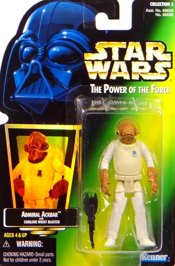 Star Wars: Power of the Force Freeze Frame Admiral Ackbar Action Figure