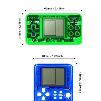 12Pcs Video Game Party Favors for Kids, Mini Game Keychain Arcade Party Favors Birthday Supplies Classroom Prizes for Boys and Girls