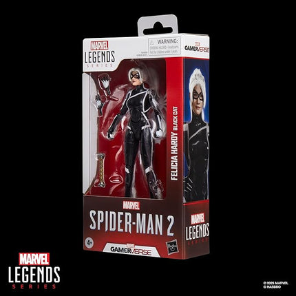 Marvel Legends Series Gamerverse Black Cat Felicia Hardy, Spider-Man 2 Video Game-Inspired Collectible 6 Inch Action Figure