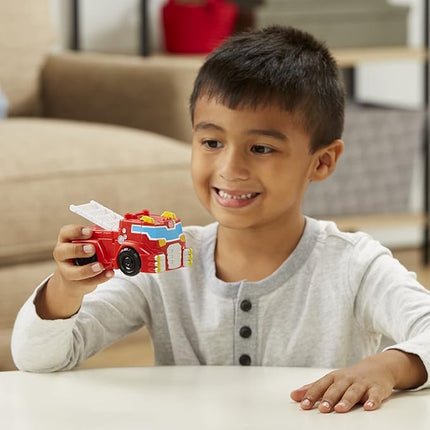 Transformers Playskool Heroes Rescue Bots Academy Team Heatwave The Fire-Bot, Kids Converting Robot Toy, 4.5-Inch Action Figure, Ages 3+ (Amazon Exclusive)