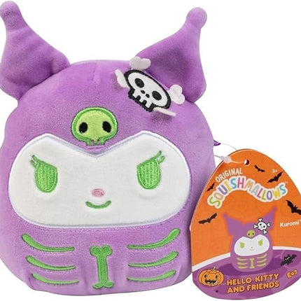Squishmallows Original 5-Inch Halloween Hello Kitty: Kuromi - Official Jazwares Small Plush - Collectible Soft & Squishy Mini Stuffed Animal Toy - Add to Your Squad - Gift for Kids, Girls & Boys