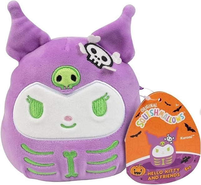 Squishmallows Original 5-Inch Halloween Hello Kitty: Kuromi - Official Jazwares Small Plush - Collectible Soft & Squishy Mini Stuffed Animal Toy - Add to Your Squad - Gift for Kids, Girls & Boys