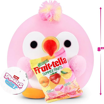Snackles Series 2 8-inch Snackle by ZURU Cuddly Squishy Comfort 8-inch Plush with Licensed Snack Brand Accessory (Tucan&Fruit-tella)