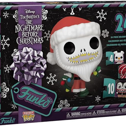 Funko Pop! Countdown Calendar: The Nightmare Before Christmas - 24 Days of Surprises - Collectible Vinyl Mini Figures - Mystery Box - Gift Idea - Holiday Present - Christmas or Birthday Countdown