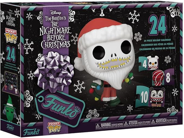 Funko Pop! Countdown Calendar: The Nightmare Before Christmas - 24 Days of Surprises - Collectible Vinyl Mini Figures - Mystery Box - Gift Idea - Holiday Present - Christmas or Birthday Countdown