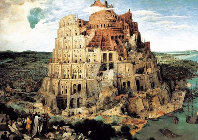 CHAMBERART 1000 Piece Premium Jigsaw Puzzle The Tower of Babel A-1099