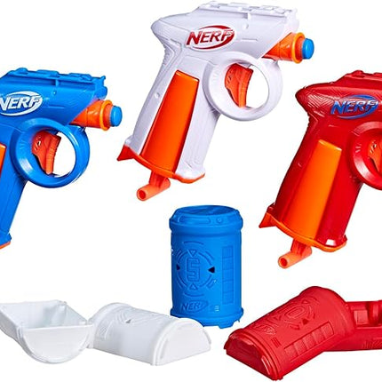 Nerf N Series Backyard Triple Pack, Includes 3 Flex Blasters, 3 Targets, 30 N1 Darts, Ages 8+ (Amazon Exclusive)