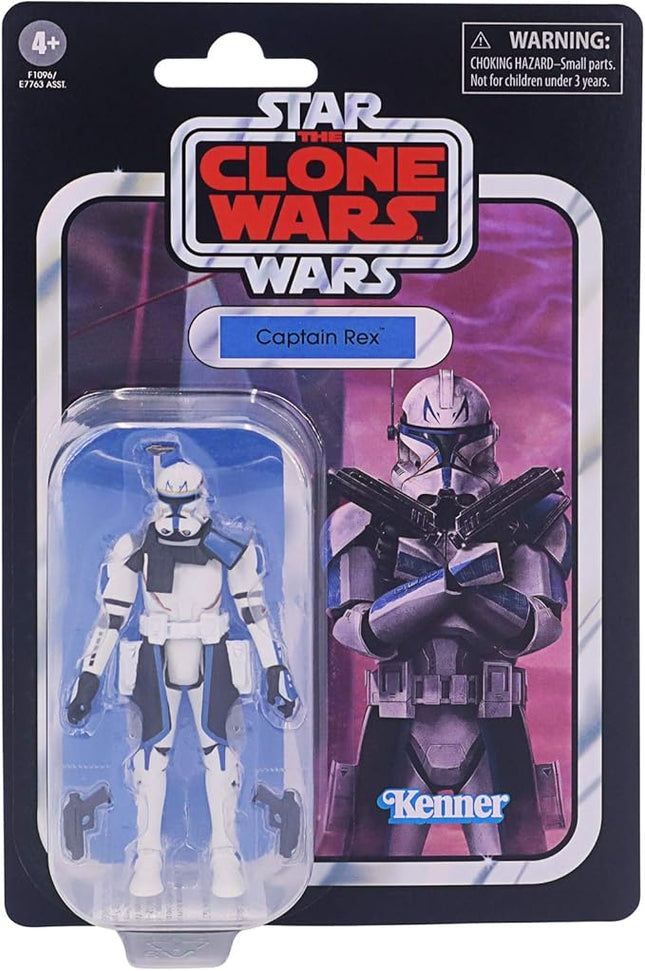 STAR WARS The Vintage Collection Captain Rex Toy, 3.75-Inch-Scale The Clone Wars Action Figure, Toys for Kids Ages 4 and Up