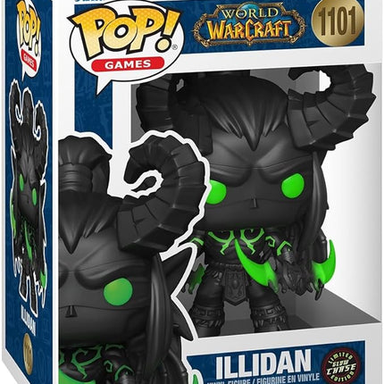 Funko Pop! Games: World of Warcraft - Illidan Stormrage - 1/6 Odds for Rare Chase Variant - Collectable Vinyl Figure - Gift Idea - Official Merchandise - Toys for Kids & Adults - Video Games Fans